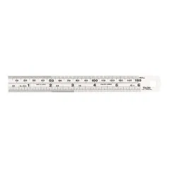 STAINLESS STEEL SINGLE SIDED RULE METRIC & IMPERIAL - 150MM