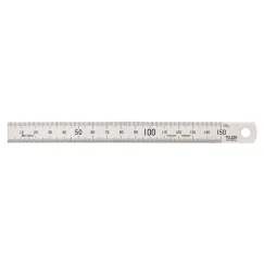 STAINLESS STEEL SINGLE SIDED RULE METRIC - 150MM