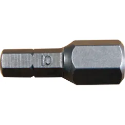 Teng 1/4in Hex Bit- Hex 10mm 30L**