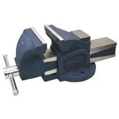 BENCH VICE FIXED BASE STRAIGHT CAST IRON - 150MM