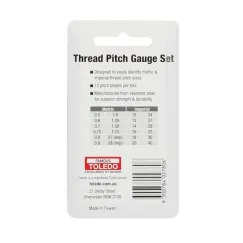 THREAD PITCH GAUGE SET - 2 PC.