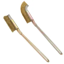 BRASS BRISTLES CLEANING BRUSH SET 2 PC