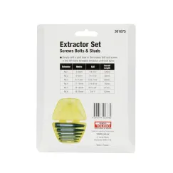 SCREW EXTRACTOR SET - 6 PC