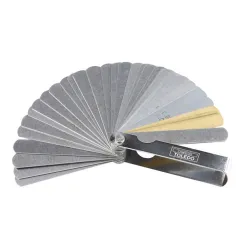 FEELER GAUGE - STRAIGHT 38 BLADE METRIC/IMPERIAL 0.038-0.889MM (0.0015”-0.035”)