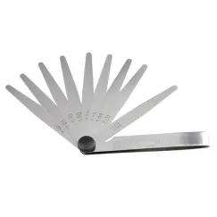 TAPERED FEELER GAUGE - 10 BLADE METRIC (0.04–0.63MM)