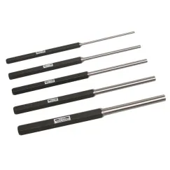 PIN PUNCH SET - HEAVY DUTY, EXTRA LONG 5 PC.
