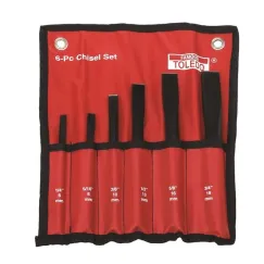 CHISEL SET - HEAVY DUTY 6 PC.