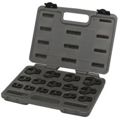 CROWFOOT WRENCH SET 3/8\" - METRIC (10 - 26MM) 15 PC