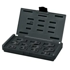 CROWFOOT WRENCH SET 3/8\" - SAE (3/8\"-1\") 11 PC