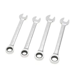 RATCHET WRENCH SET FIXED HEAD - SAE 4 PC. (13/16\"-1\")