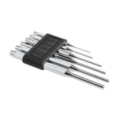 PIN PUNCH SET - CR-MOLY POLISHED 6 PC.