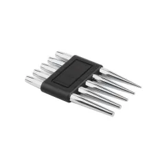 TAPER PUNCH SET - CR-MOLY POLISHED 5 PC.