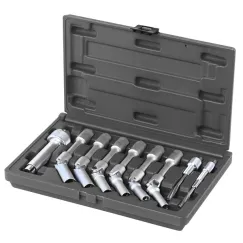 GLOW PLUG SOCKET SETS UNIVERSAL JOINTED 9 PC