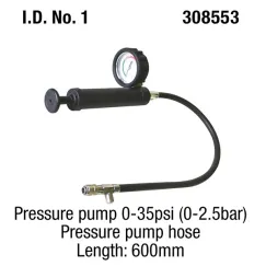 COOLING SYSTEM PRESSURE TESTER & VACUUM PURGE KIT - MASTER 36 PC