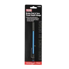 BRAKE PAD & TYRE TREAD GAUGE - 175MM