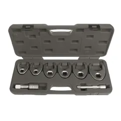CROWFOOT WRENCH SET - FLARED JAW 8 PC