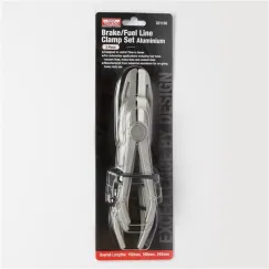 BRAKE/FUEL LINE CLAMP SET - ALUMINIUM 3PC SET
