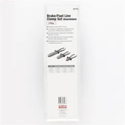 BRAKE/FUEL LINE CLAMP SET - ALUMINIUM 3PC SET