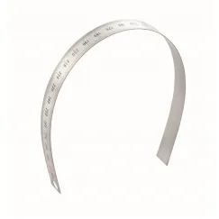 STAINLESS STEEL SINGLE SIDED FLEXIBLE RULE METRIC - 2000MM