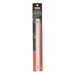DOUBLE SIDED FOLDING RULE FIBREGLASS METRIC - 2000MM
