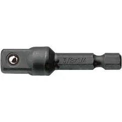 Teng 1pc Bit Adaptor 1/4in (H) x 3/8in (S)