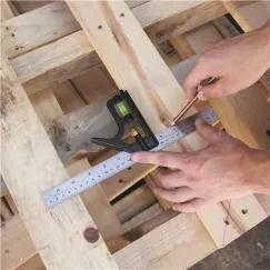 ADJUSTABLE COMBINATION SQUARE METRIC & IMPERIAL - 300MM