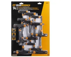 GEARWRENCH 14PC METRIC/SAE T HANDLE HEX KEY SET