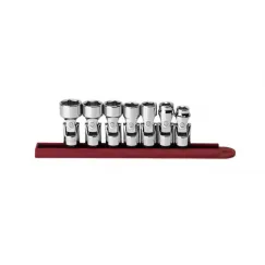 7 PC. 3/8\" DRIVE 6 POINT FLEX SAE SOCKET SET