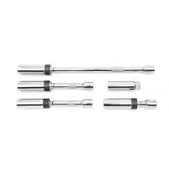 5 PC. 3/8\" DRIVE 6 POINT MAGNETIC SWIVEL SPARK PLUG SOCKET SET