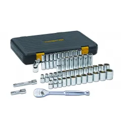 49 PC. 1/2\" DRIVE 6 POINT 120XP™ STANDARD & DEEP SAE/METRIC MECHANICS TOOL SET
