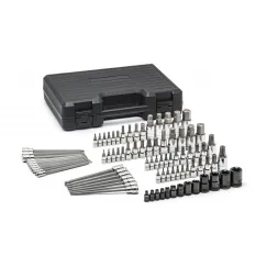84 PC. 1/4\", 3/8\" & 1/2\" DRIVE HEX/BALL END HEX/TAMPER PROOF TORX®/EXTERNAL TORX®/TORX® SAE/METRIC BIT SET