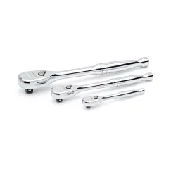 3 PC. 1/4\", 3/8\" & 1/2\" DRIVE 120XP™ TEARDROP RATCHET SET