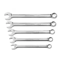 5 PC. SAE 12 POINT LONG PATTERN COMBINATION WRENCH SET