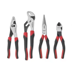 4 PC. MIXED DUAL MATERIAL PLIER SET