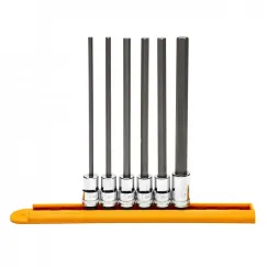 6 PC. 3/8\" DRIVE LONG LENGTH HEX BIT METRIC SOCKET SET