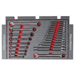 24 PC RATCHETING WRENCH EVA TRAY
