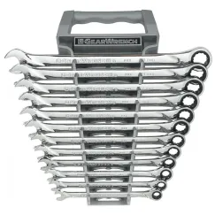 12 PC. 12 POINT XL RATCHETING COMBINATION METRIC WRENCH SET