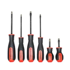 6 PC. PHILLIPS®/SLOTTED DUAL MATERIAL DIAMOND TIP SCREWDRIVER SET