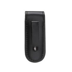 STOCK KNIFE - SINGLE BLADE WITH LEATHER POUCH - 110MM