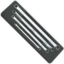 DOUBLE RING LONG SPANNER SET - 0° OFFSET - SAE - 4PC