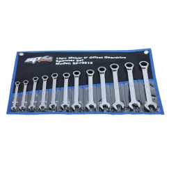 GEAR DRIVE ROE SPANNER SET - 0° OFFSET - METRIC - 12PC