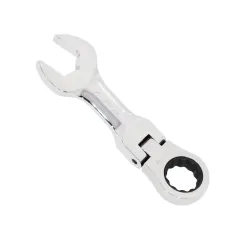 GEAR DRIVE QUAD DRIVE ROE SPANNERS - FLEX HEAD STUBBY - METRIC - INDIVIDUAL - 18MMM
