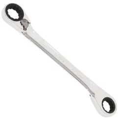 DOUBLE GEAR DRIVE RING SPANNERS - METRIC - 15° OFFSET - INDIVIDUAL - 10X11MM