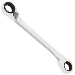 DOUBLE GEAR DRIVE RING SPANNERS - SAE - 15° OFFSET - INDIVIDUAL - 7/16 X 1/2