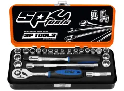 1/4\"Dr Socket Set - Metric/SAE - 23pc - 6 Point