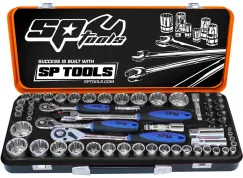 1/4\"DR, 3/8\"DR & 1/2\"DR SOCKET SET - 12PT METRIC/SAE - 59PC