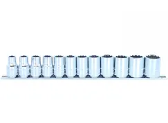 3/8\"DR SOCKET RAIL SET - 12PT METRIC - 10PC