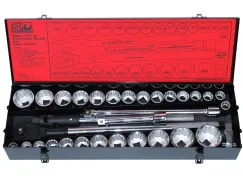 3/4\"DR SOCKET SET - 12PT METRIC/SAE - 32PC