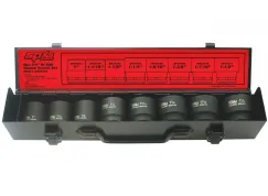 3/4\"DR IMPACT SOCKET SET - 6PT SAE - 8PC