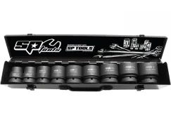 1\"DR IMPACT SOCKET SET - 6PT SAE - 9PC